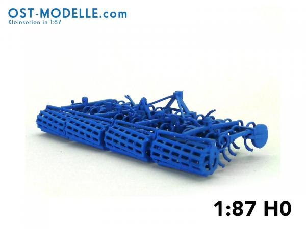 Fortschritt Feingrubber B231 Arbeitsstellung blau